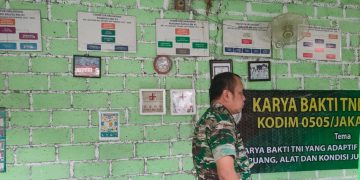 Wujud Kemanunggalan TNI dan Rakyat, Kodim 0505/JT, Gelar Karya Bhakti Bersama Masyarakat