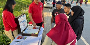 Sosialisasi P4GN Satresnarkoba Polres Metro Bekasi Kota dalam Kegiatan Car Free Day (CFD)