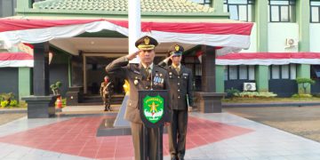 Kodim 0505/Jakarta Timur Gelar Upacara HUT Kemerdekaan RI ke 78