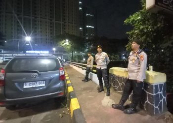 Patroli Mobile dan Strong Points Gabungan Unit Patmor dan Patko 1042 Sabhara