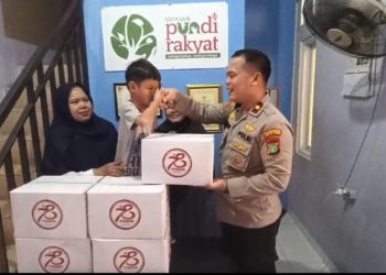 Polsek Kemayoran Memberikan Bingkisan Kepada Panti Asuhan