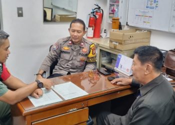 Babinsa Dan Bhabinkamtibmas Kelurahan Karet Tengsin Melaksanakan Kunjungan Gedung Keiai