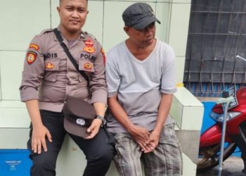 Bripda Adi Sumarmo Sambangi Pemukiman Warga RW 06 Kelurahan Galur