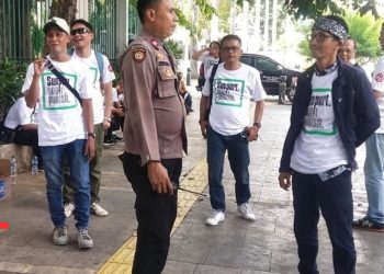 Aiptu Rudi Yanto Berikan Imbauan Kepada Aliansi Masyarakat Peduli Rehabilitasi