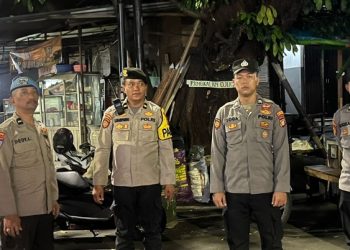 Patroli Gabungan Polsek Johar Baru Antisipasi Gangguan Kamtibmas