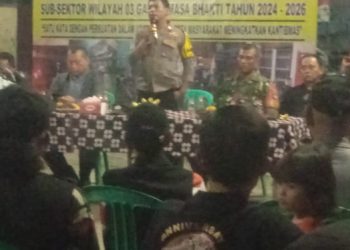 Bhabinkamtibmas Kelurahan Galur Menghadiri Peremajaan Ketua Pokdarkamtibmas Subsektor Galur