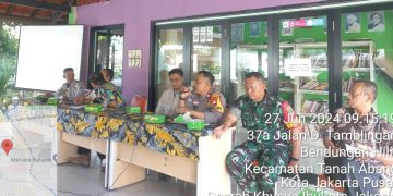 Tiga Pilar Kelurahan Bendungan Hilir Hadiri Rapat Koordinasi Terkait Rencana Sunatan Massal Oleh PAM Jaya