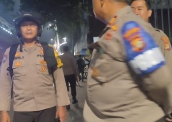 Antisipasi Tawuran Depan Stasiun Cikini Menteng