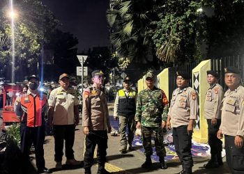 Patroli Gabungan Polsek Senen Antisipasi Gangguan Kamtibmas