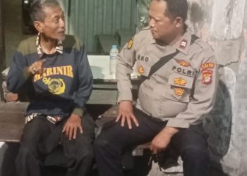 Patroli Pagi Hari Panit Patroli Sambangi Tokoh Masyarakat