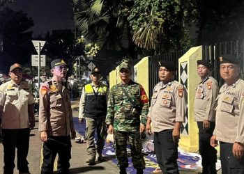 Patroli Gabungan Polsek Senen Antisipasi Gangguan Kamtibmas