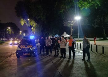 Polsek Sawah Besar Bersama 3 Pilar Patroli Wilayah Antisipasi Tawuran dan Kejahatan Jalanan