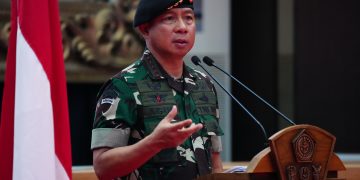 Panglima TNI Terima Laporan Korps Kenaikan Pangkat 22 Perwira Tinggi TNI
