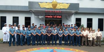 Komandan Lanal Bandung Sambut Kunjungan Kerja Panglima Koarmada I