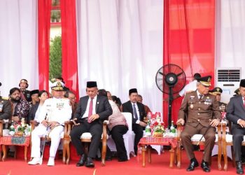 Danlantamal I Hadiri Upacara HUT Bhayangkara Ke-78
