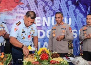 Surprise Jajaran TNI Kepada Polres Metro Jakarta Timur di HUT Bhayangkara ke -78