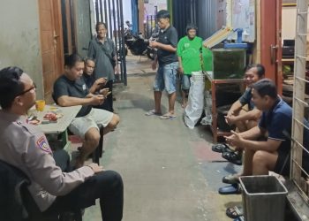 Bhabinkamtibmas Kampung Rawa. Patroli Wilayah dan Sambang Warga