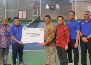 Kapolda Metro Jaya Resmikan Lapangan Tenis Bhayangkara Presisi