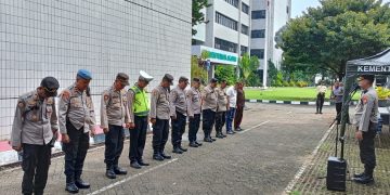 Kapolsek Sawah Besar Amankan Aksi Unras di Kementrian Agama