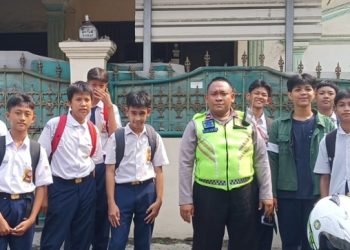 Aipda Amir Riswanto Berikan Imbauan Ke Pelajar