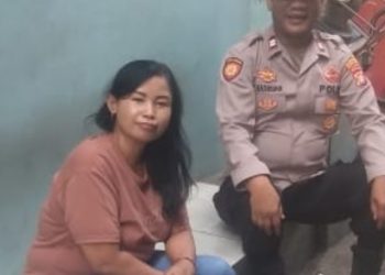 Patroli Wilayah Kapolsubsektor Galur Sampaikan Imbauan Kamtibmas Ke Warga