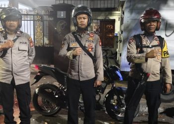 Patroli Pagi Hari Polsek Johar Baru Antisipasi Titik-titik Rawan Tawuran