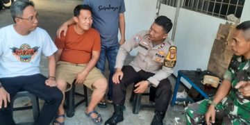 Bhabinkamtibmas Dan Babinsa Sambangi Warga RW 06 Kelurahan Kebon Kacang
