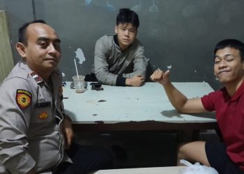 Patroli Kewilayahan Malam Hari Di RT 01 RW 10 Kelurahan Johar Baru