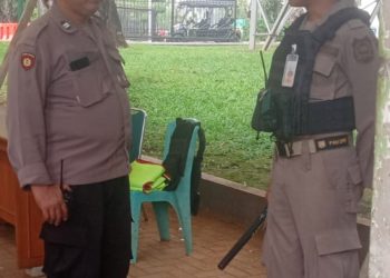 Aiptu Budiyono Petugas Patroli Patroli Kawasan Gedung DPR RI