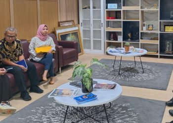 Aiptu Teguh Kunjungi Gedung E Kemendikbud RI