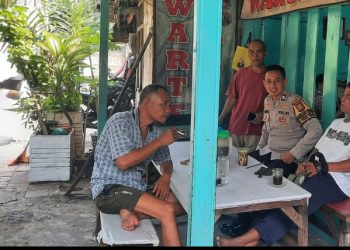 Bhabinkamtibmas Patroli Dialogis Ke Pemukiman Warga RW 04 Kelurahan Kebon Melati