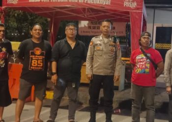 Posko Operasi Nila Jaya Dalam Rangka Antisipasi Kejahatan Jalanan Menjelang Pagi