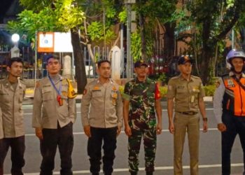 Polsek Sawah Besar Patroli Tiga Pilar dan Antisipasi Balap dan Tawuran Warga.