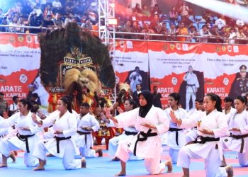Kapolri Buka National Open Karate Championship di Pakansari Bogor