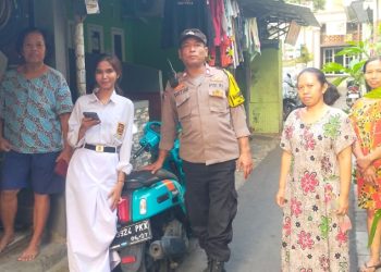 Bhabinkamtibmas Galur Respon Cepat Laporan Warga