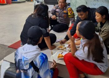 Aiptu Teguh Berikan Imbauan Kepada Petugas SPBU Hang Lekir