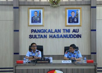 Entry Briefing Audit Kinerja Itjenau di Lanud Sultan Hasanuddin