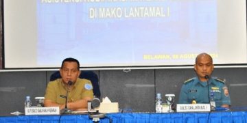DANLANTAMAL I HADIRI ACARA ASISTENSI TEKNIS KOORDINASI DATA KODIFIKASI MATERIIL SISTEM NSN