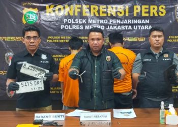 Polsek Penjaringan Gelar Konferensi Pers Terkait Kasus Curanmor