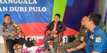 Sampaikan Pesan Kamtibmas binmas Duri Pulo Sambangi Perangkat Daerah Setempat