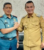 KUNJUNGAN DANLANAL BINTAN KE WALIKOTA TANJUNGPINANG