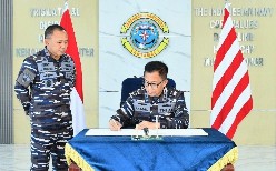 DANLANTAMAL I HADIRI SAFARI INTELIJEN TNI AL TAHUN 2024