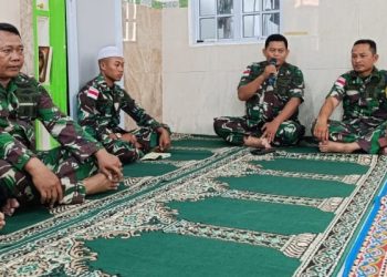 Doa Bersama Menyambut Hari Ulang Tahun Ke-79 TNI Angkatan Laut Tahun 2024 di Lanal Tarempa