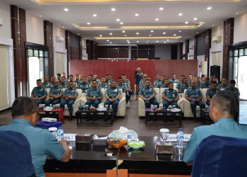 DANLANTAMAL I HADIRI SAFARI KOMLEK TNI AL TAHUN 2024