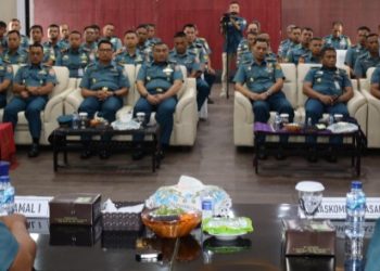 CALON GENERASI PRAJURIT JALASENA, DANLANAL SIMEULUE HADIRI PANTUKHIRDA CABA DAN CATA PK TNI AL GELOMBANG II TA. 2024