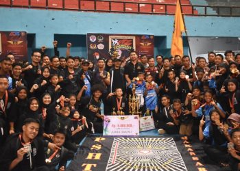 Persaudaraan Setia Hati Terate Cabang 064 Makassar Raih Juara Umum 1 Kejurnas Pencak Silat Hasanuddin Championship I