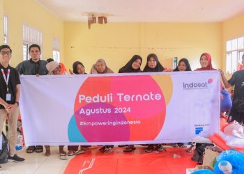 Banjir Bandang terjang Ternate, Indosat Gandeng Filantra Ulurkan Bantuan