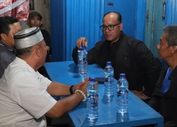Ngopi Kamtibmas di Penjaringan, Kapolres Ajak Warga Jaga Kekompakan