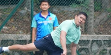 Fun Games Tenis Lapangan Pati Meriahkan HUT Ke-79 TNI