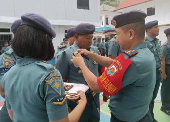 Danlanal Tarempa Rotasi Jabatan di Lingkungan Lanal Tarempa